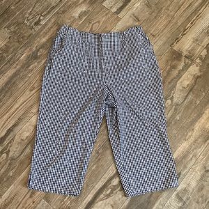 Vintage SagHarbor checkered Capris